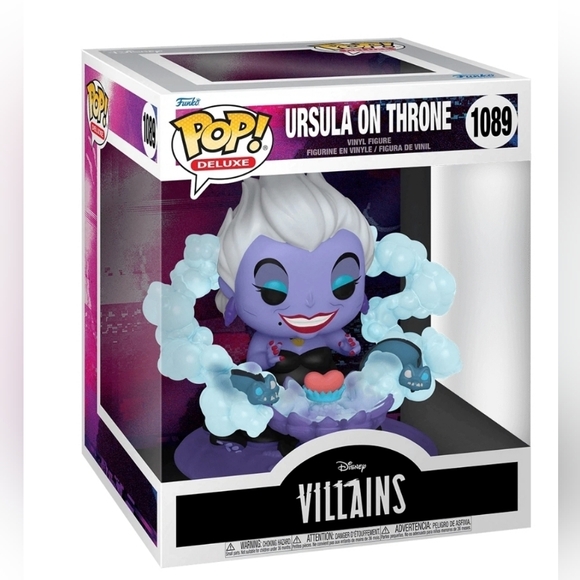 Funko Other - Disney Deluxe Villains Funko Pop Ursula on Throne #1089 NIB